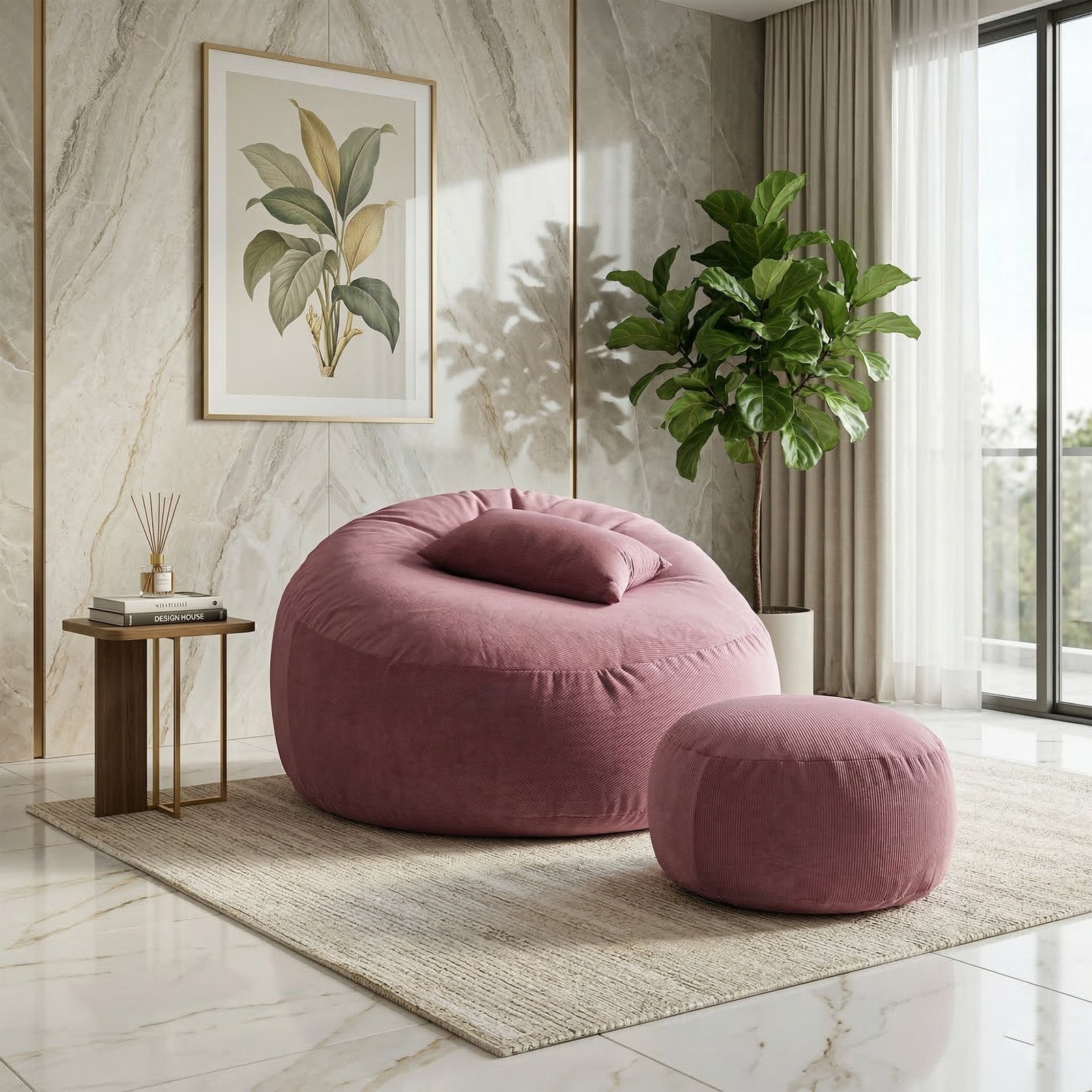 7 MonoLux Bean Bag Combo Pink - Image 1
