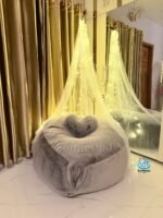 Heart Cloud Bean Bag Combo Ash - Image 3